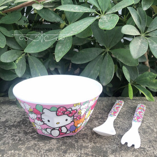 Bộ chén muỗng nĩa Hellokitty Doreamon