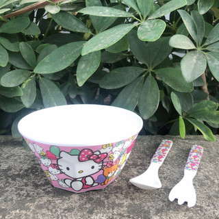 Bộ chén muỗng nĩa Hellokitty Doreamon