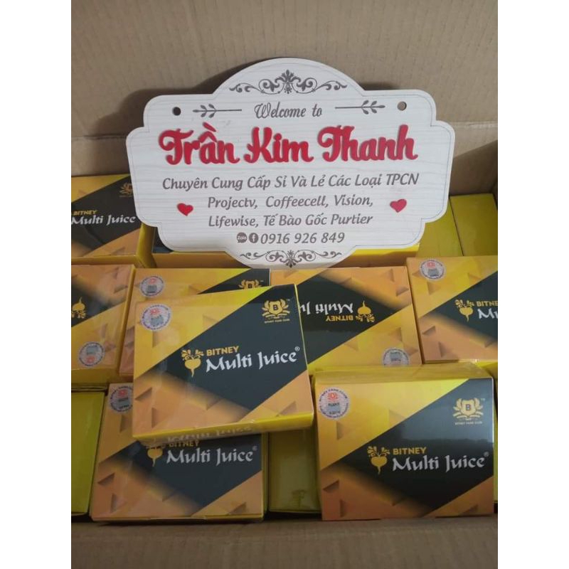 Multi Juice Của Malaysia Cân Bằng Chức Năng Sinh Lý Nam Nữ - Hộp 10 Gói