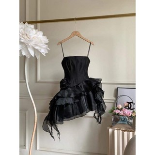 Đầm body cúp ngực phối voan