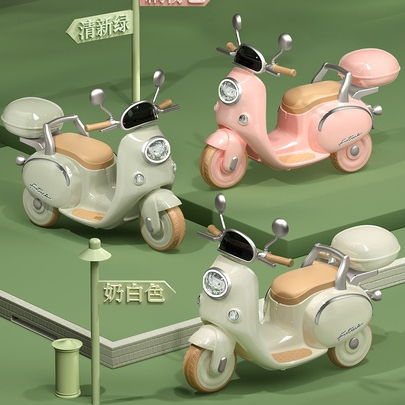 Xe máy điện cho bé Vespa xe máy điện trẻ em cao cấp mẫu mới nhất 2023