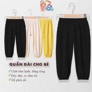 Quần bomber bé trai bé gái tăm lạnh mềm chống muỗi nằm điều hòa thu đông
