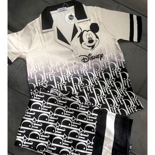 Bộ mặc nhà pijama di..o.r chuột lụa xước cao cấp