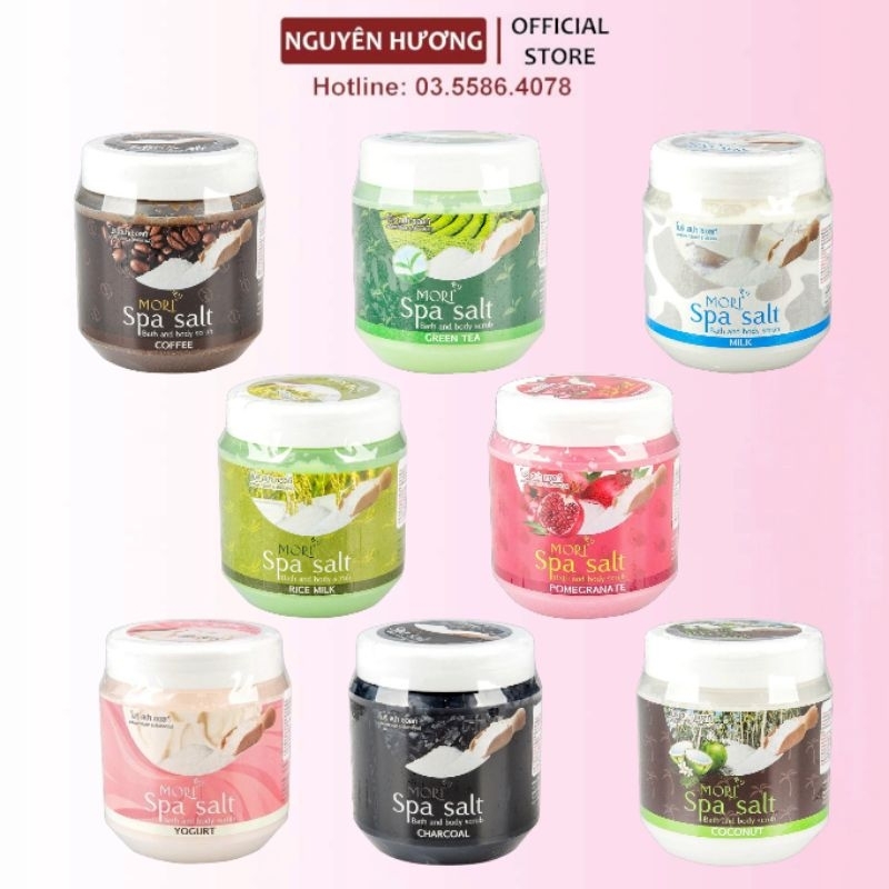 Muối tắm Spa Mori 🔥FREESHIP🔥 Salt các mùi hương 700g | Nguyên Hương Store