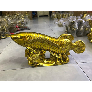 Cá chép hoá rồng bằng đồng nguyên chất tượng cá phong thuỷ