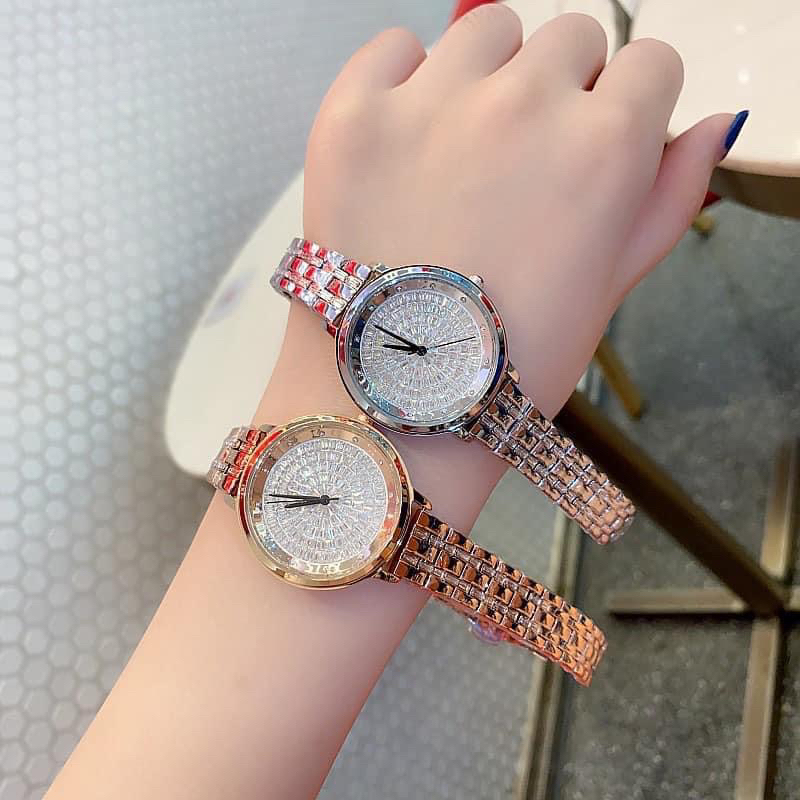 Đồng hồ nữ Scottie 32mm đính đá full mặt sang trọng Mai Luxury Watch SC 9323
