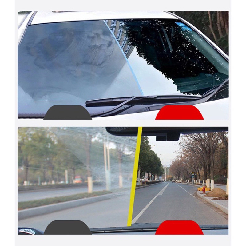 Combo 100 viên sủi rửa kính ô tô và các vật dụng gương kính, thủy tinh siêu sạch