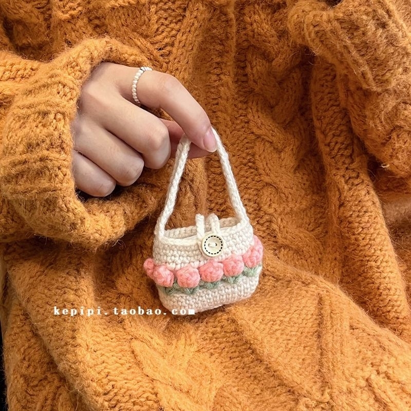 Túi đựng airpod họa tiết hoa tulip