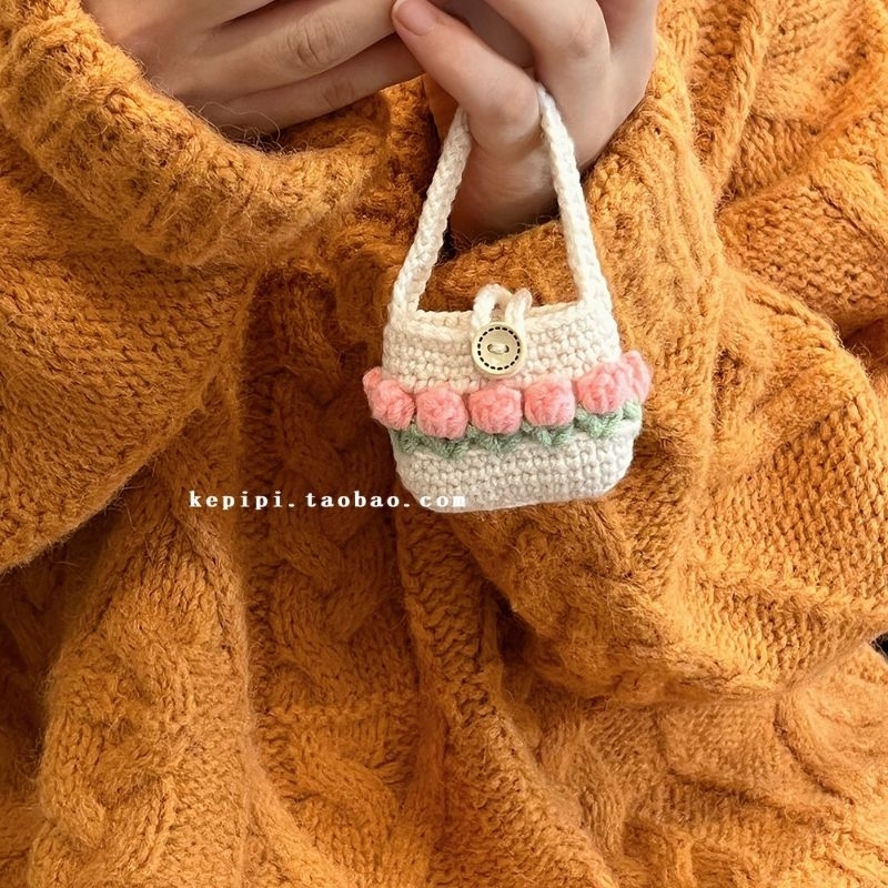 Túi đựng airpod họa tiết hoa tulip