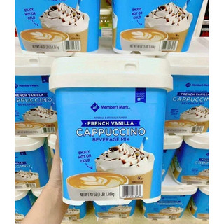 Bột Capuchino French Vanilla Member's Mark 1,36kg của Mỹ 🇺🇸
