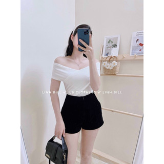 Áo kiểu trễ vai chéo