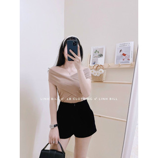 Áo kiểu trễ vai chéo