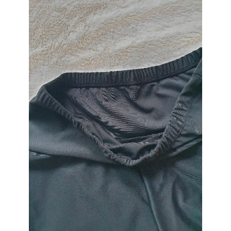 Bộ bơi nữ áo tay dài có khóa kéo sẵn mút ngực kèm quần dài đen cạp cao phom thiết siêu dài,free size 40 đến 60 ký