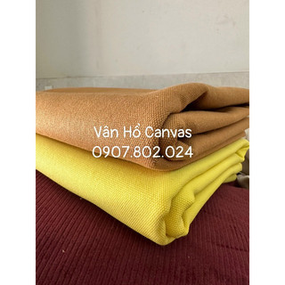 Vải canvas may túi tote