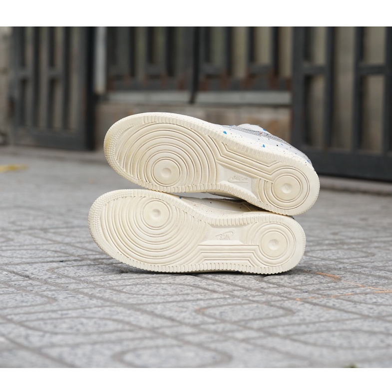 Giày Thể Thao AF1 07 LV8 PAINT SPLATTER LIGHT BONE CZ0339-001 GIÀY CŨ CHÍNH HÃNG