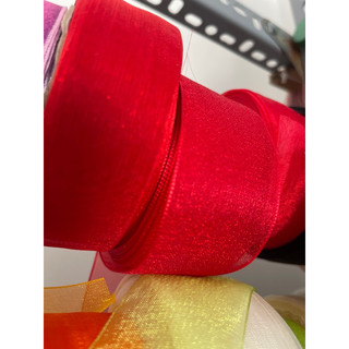 set 2 mét ruy băng voan ánh 4cm