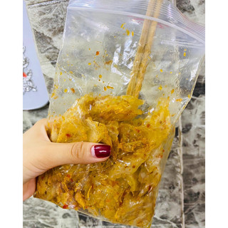 Bánh tráng phơi sương sate hành phi