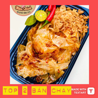 Bánh tráng phơi sương sate hành phi