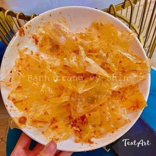 Bánh tráng phơi sương sate hành phi
