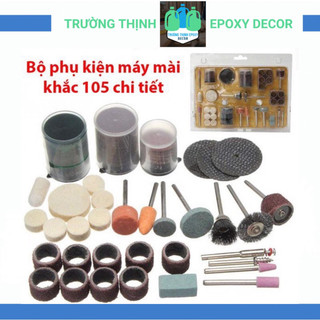 Bộ phụ kiện mài và đánh bóng mini cho máy mài cầm tay - trường thịnh sài gòn