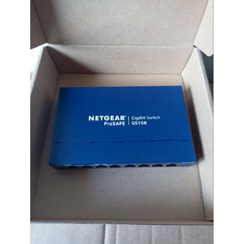 ✅ Bộ chia mạng 8 cổng Gigabit Switch Vỏ Sắt Netgear GS108 V4 8-Port Gigabit Switch