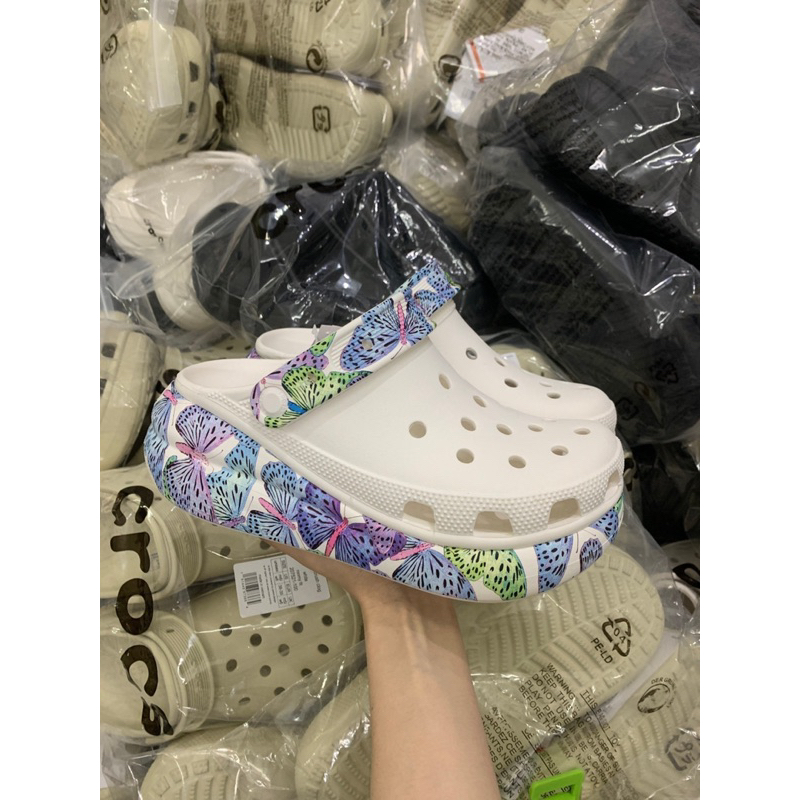 Sục Crush Cross đế cao 7cm đế loang