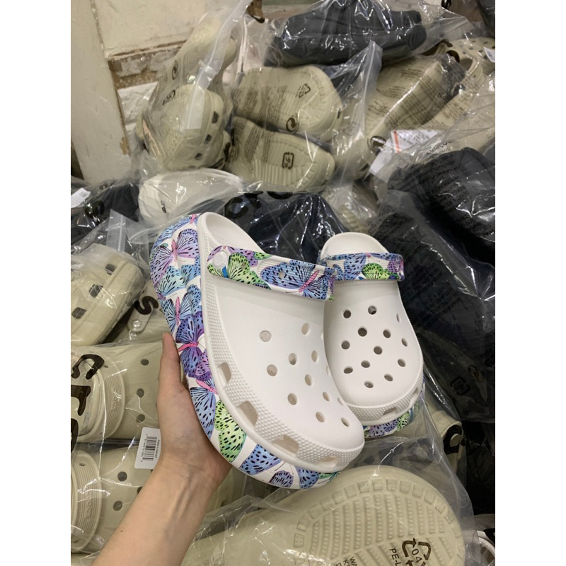 Sục Crush Cross đế cao 7cm đế loang