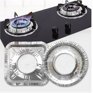 Set 10 miếng giấy bạc lót bếp ga tiện dụng, sạch sẽ