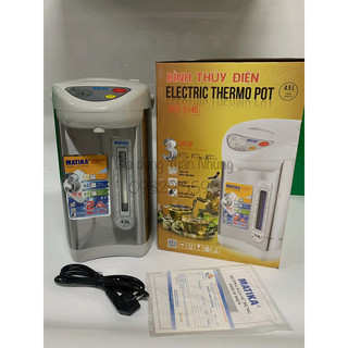 Bình thủy điện Matika MTK-8145 chất liệu cao cấp, đun sôi cực nhanh, giữ ấm cực tốt