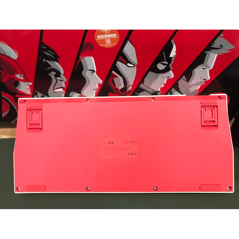 Kit bàn phím Jamesdonkey A3 Đã Full Mod , mạch xuôi, Gasket mount, 3 mode kết nối, Led RGB, pin 3000mAh