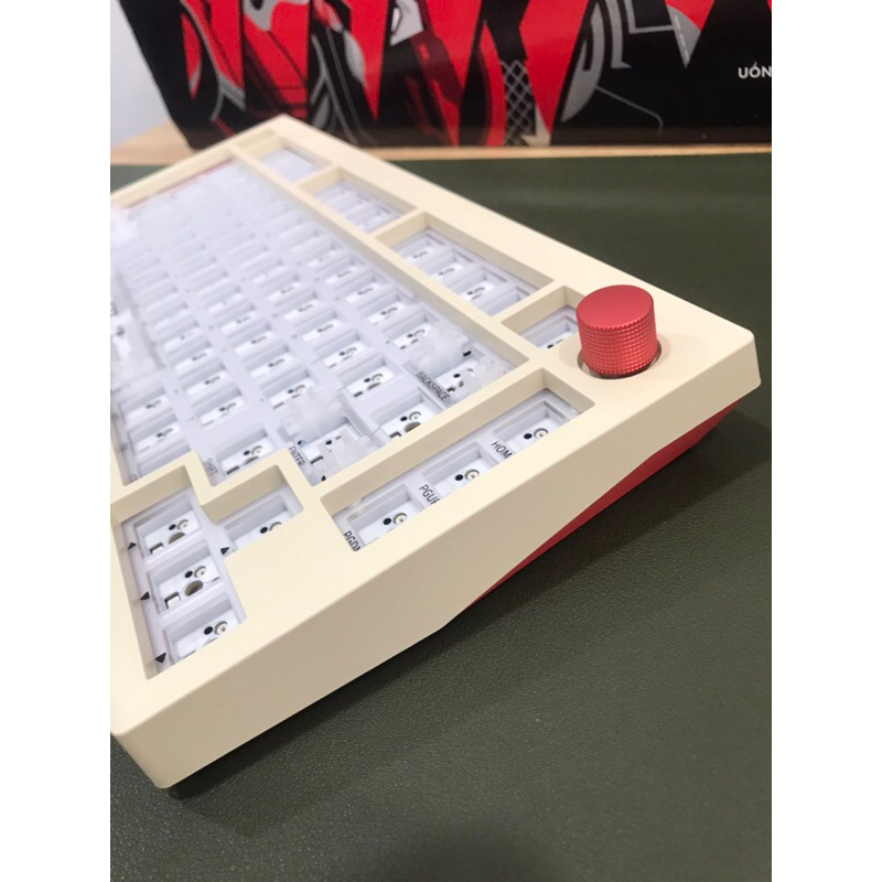 Kit bàn phím Jamesdonkey A3 Đã Full Mod , mạch xuôi, Gasket mount, 3 mode kết nối, Led RGB, pin 3000mAh