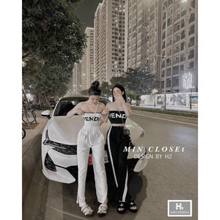 Set áo cúp ngực quần suông