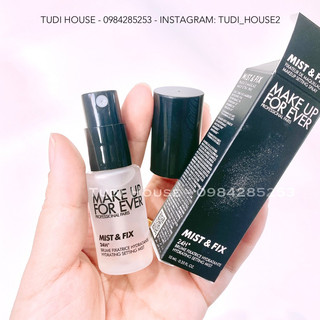 Minisize 10ml - xịt khoáng trang điểm make up for ever mist & fix setting