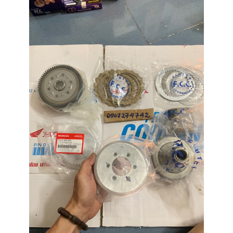 Full bộ nồi sử dụng cho 4 đời xe   zin hãng Honda + FCC
