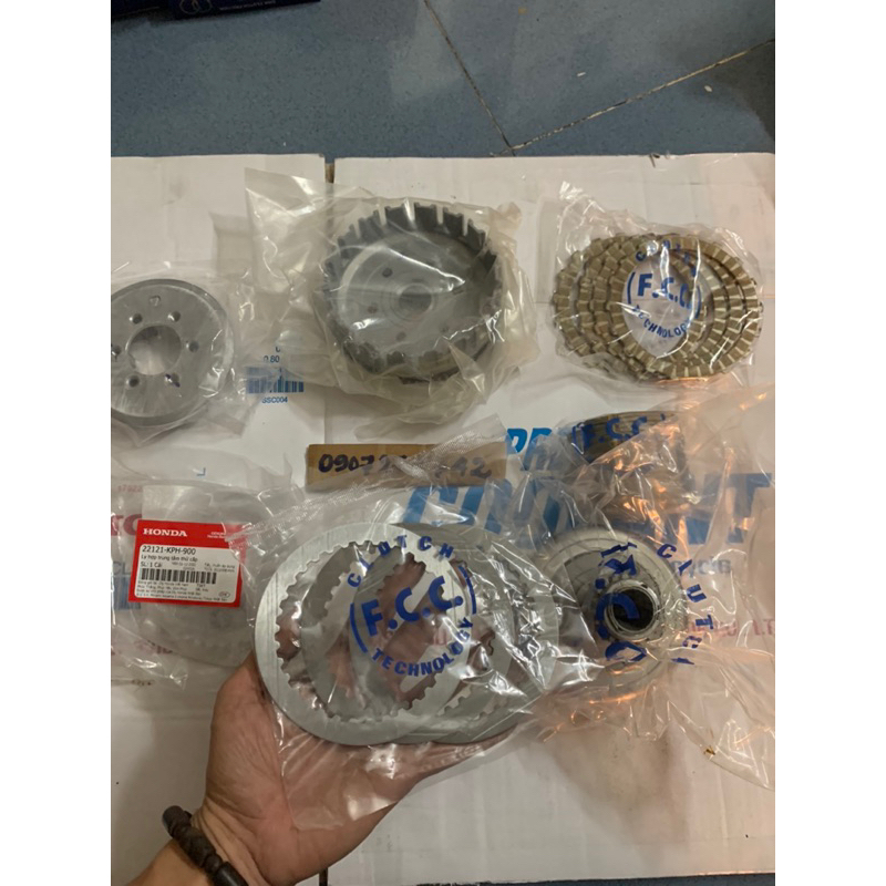 Full bộ nồi sử dụng cho 4 đời xe   zin hãng Honda + FCC