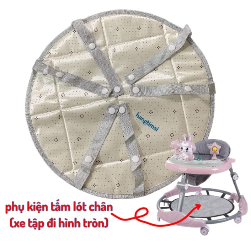 Tấm lót chân xe tập đi hình tròn