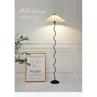 Đèn xếp ly thân lượn - decor phòng ngủ phòng khách