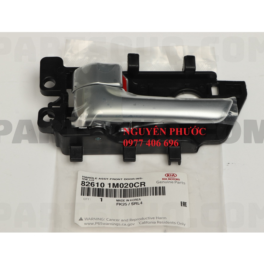 Tay mở cửa trong có mạ KIA FORTE/CERATO 2008 - 2012 - Hàng xịn chính hãng