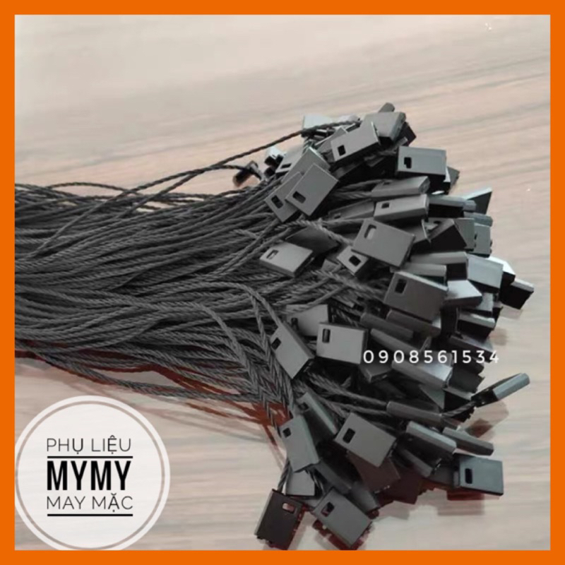 Dây tag treo nhãn mác khoảng 950-1100 sợi TRẮNG ĐEN - có sẵn MyPhulieu