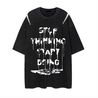 Áo phông cộc phối zip vai