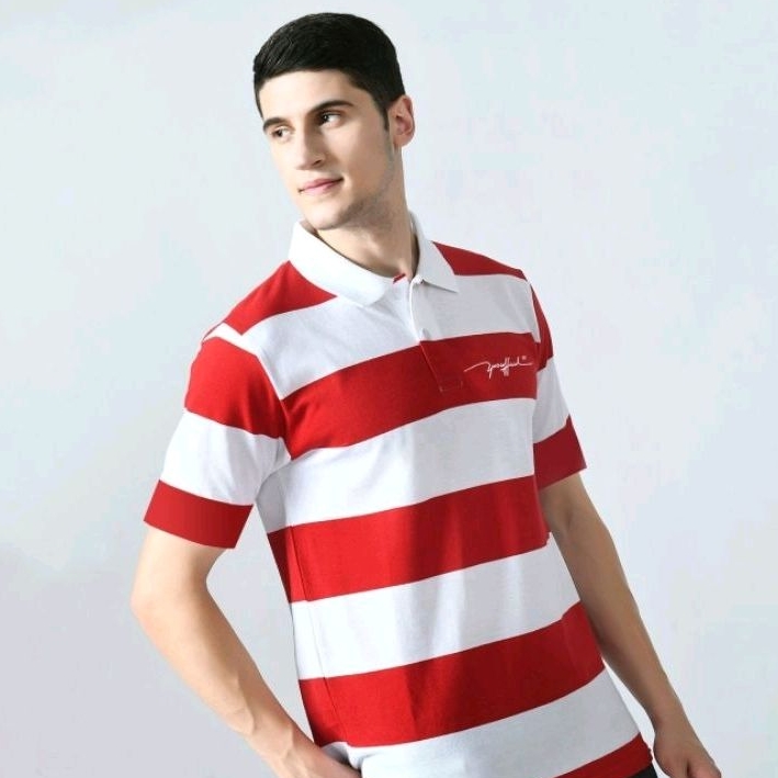 YOSICLUB ÁO POLO OVERSIZE SỌC