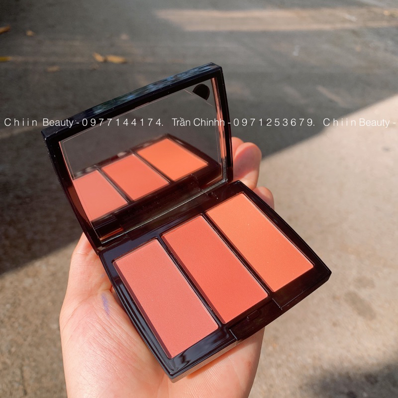 BILL US - Bảng phấn má hồng 3 ô ANAsNTASIA BEVERLY HILL Blush Trio tone hồng cam trẻ trung