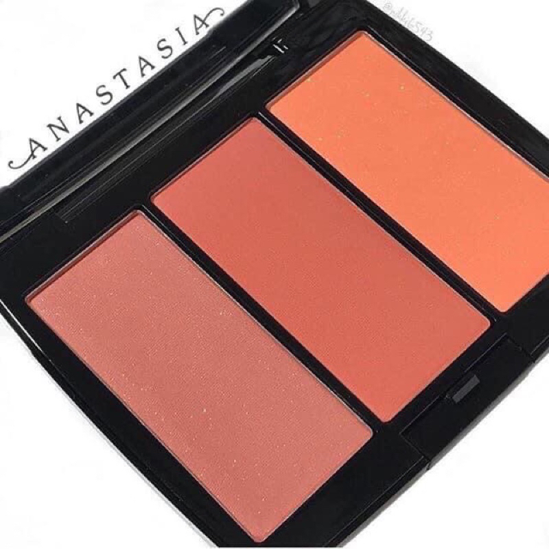 BILL US - Bảng phấn má hồng 3 ô ANAsNTASIA BEVERLY HILL Blush Trio tone hồng cam trẻ trung