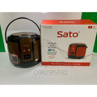 Nồi cơm điện quai xách sato 18f051 1.8l-hàng chính hãng