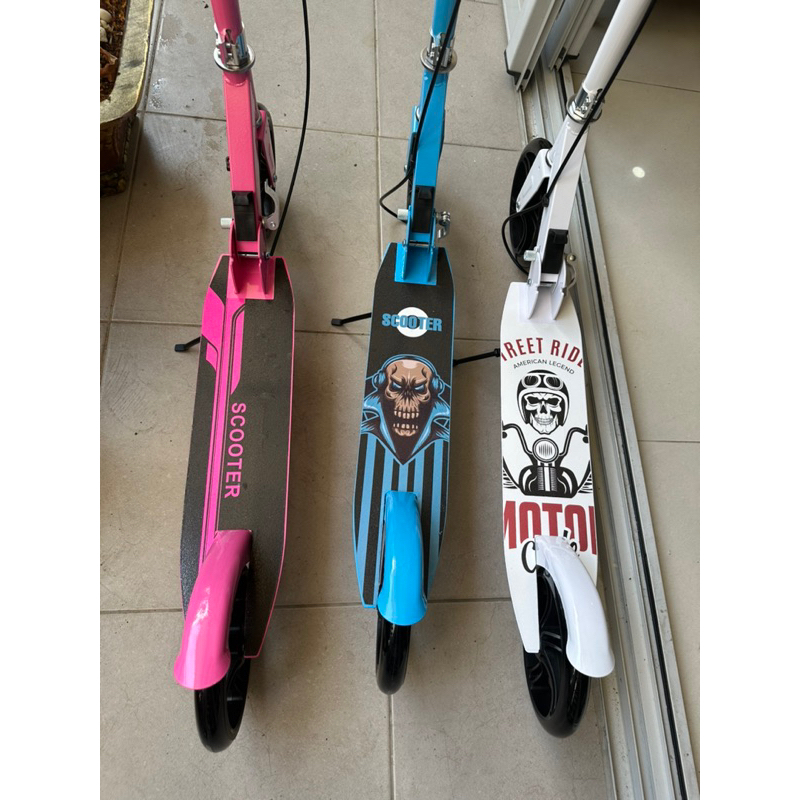 Xe scooter tải trọng 80kg có thắng tay bằng sắt bản to chắc chắn