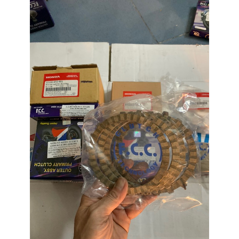 Full bộ nồi trước + Nồi sau Fu 125 zin hãng Honda + FCC(lưu ý bố 3 càn là hàng chính hãng Honda