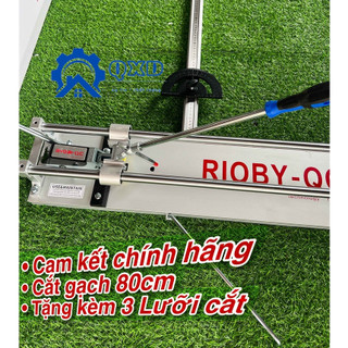 Bàn cắt gạch rioby-qc 800 dùng lưỡi cắt bút, cắt gạch men chuẩn 100%, tặng kèm 3 bút cắt gạch