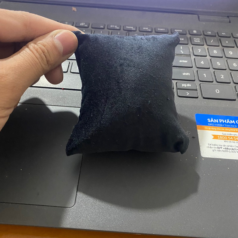 Gối bông nhung kèm ảnh thật