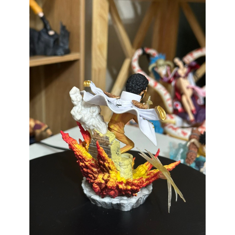 Đô đốc Kizaru  tư thế chiến đấu ở trận Marine Ford