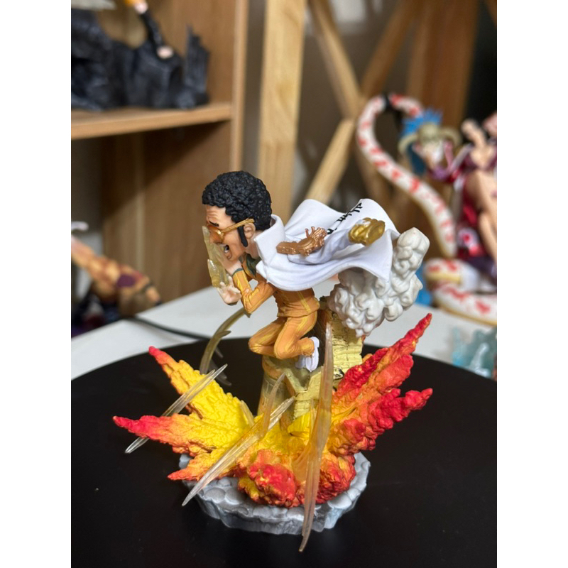 Đô đốc Kizaru  tư thế chiến đấu ở trận Marine Ford